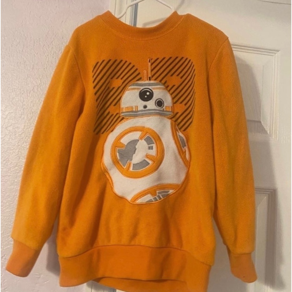 Disney BB-8 Star Wars Orange Sweater Size 5/6